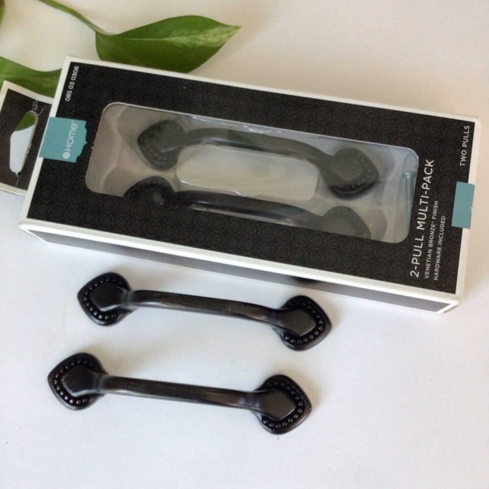 4 pack drawer pulls venetian bronze finish